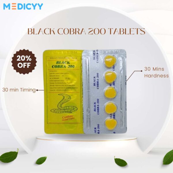 Black Cobra 200 Tablets