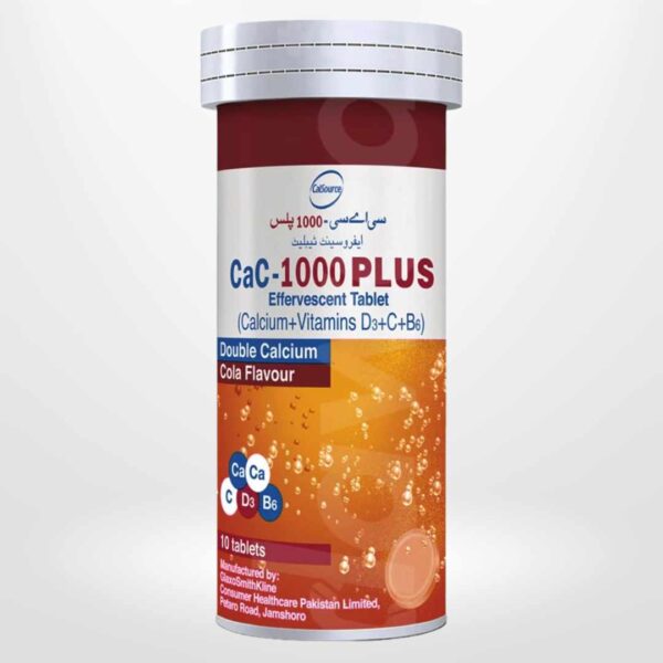 Cac 1000 plus effervescent cola tablets 10s