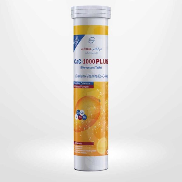 Cac-1000 plus mango (sugar free) effervescent tablets 20s